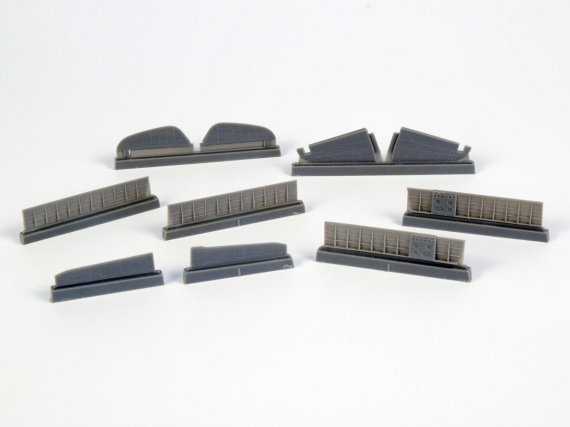 1/72 P-40N Warhawk/Kittyhawk MK.IA/P-40E  Control Surfaces