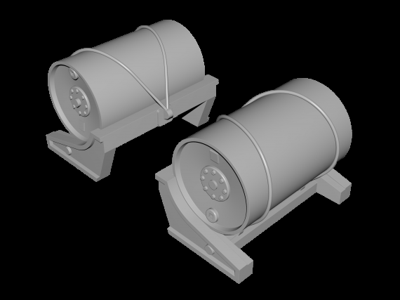 1/72 PT-109 Boat Mk.6 Depth Charges