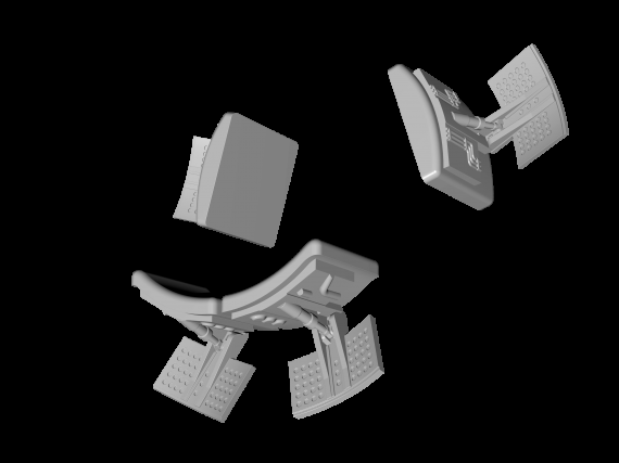 1/72 SAAB Viggen Air Brake Set