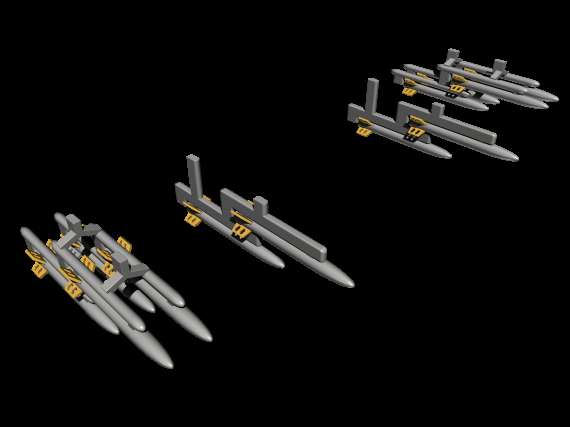 1/72 IAF Fouga Magister IMI 80mm unguided rockets