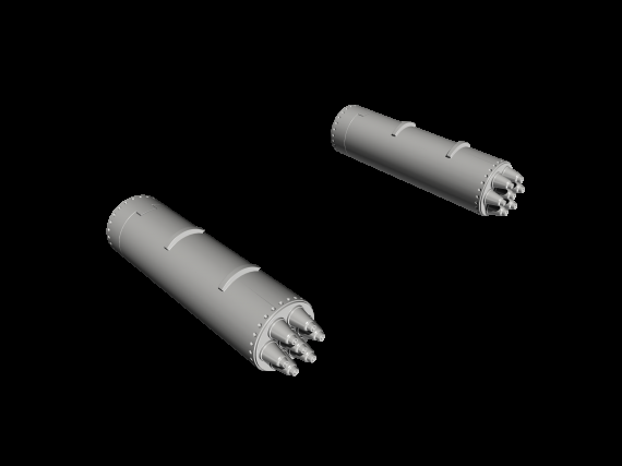 1/72 IAF Fouga Magister rocket pods