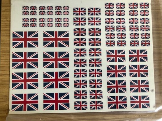 Assorted Union Jack flags