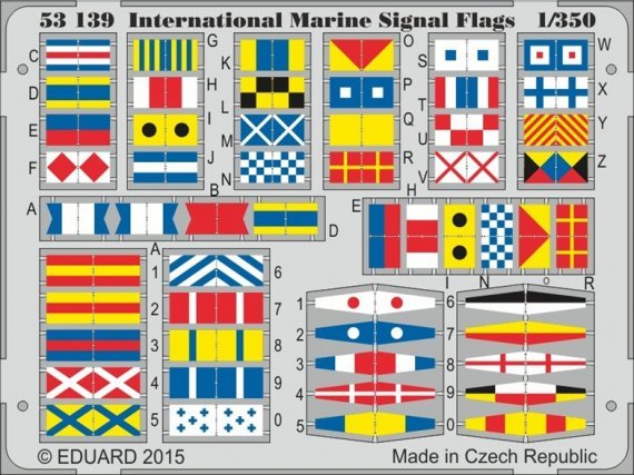 1/350 International Marine Signal Flags