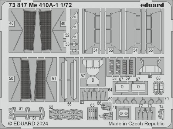 1/72 SET Me 410A-1 for Airfix