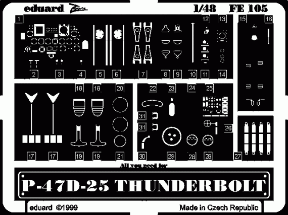 P-47D-25 Thunderbolt  (ACA)