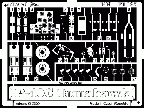 P-40C Tomahawk  (ACA/HOB)