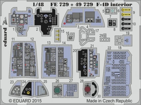 1/48 F-4D interior S.A. (ACAD)