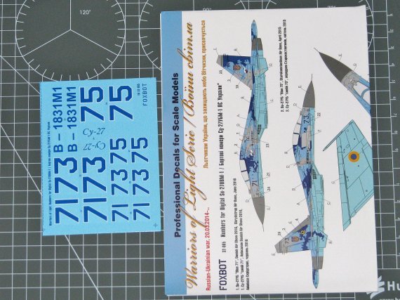 1/32 Digital Sukhoi Su-27UBM Numbers