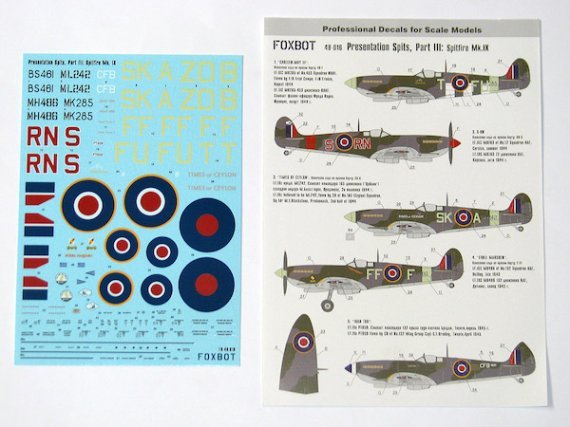 1/48 Presentation Spits, Part III: Spitfire Mk. IX