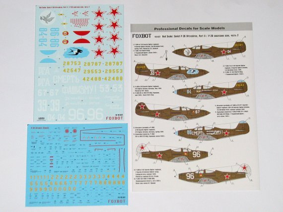 1/48 Red Snake: Soviet Bell P-39 Airacobras and Stencils, Part 2