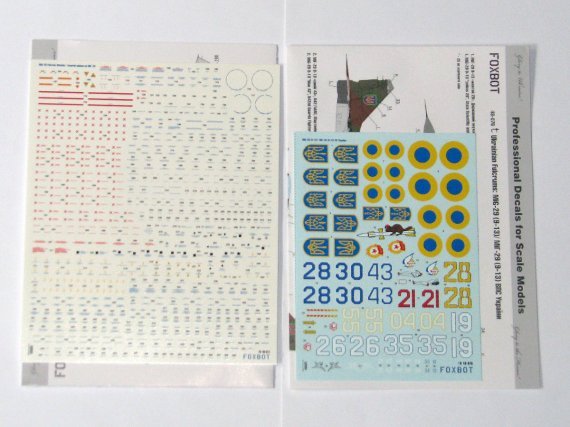 1/48 Ukrainian Fulcrums: MiG-29 9-13 and Stencils