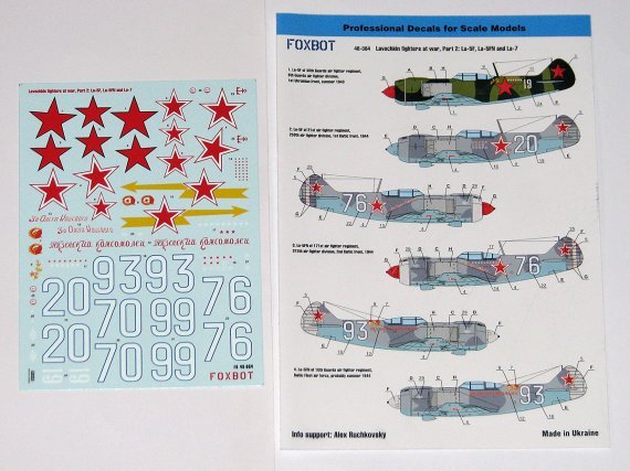 1/48 Lavochkin fighters at war, Part 2