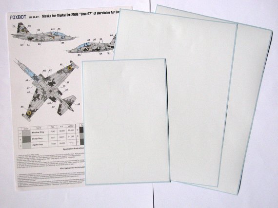 1/32 Digital Masks for Sukhoi Su-25UB Blue 67