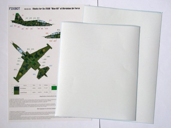 1/32 Masks for Sukhoi Su-25UB Blue 60