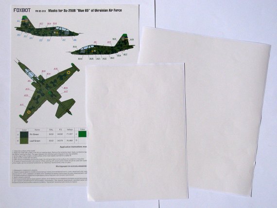 1/32 Masks for Sukhoi Su-25UB Blue 65