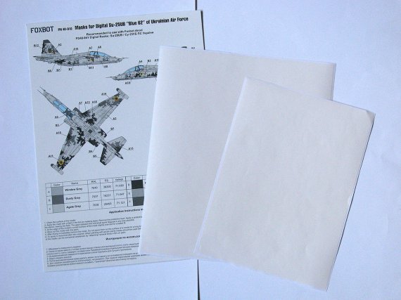 1/48 Digital Masks for Sukhoi Su-25UB Blue 62