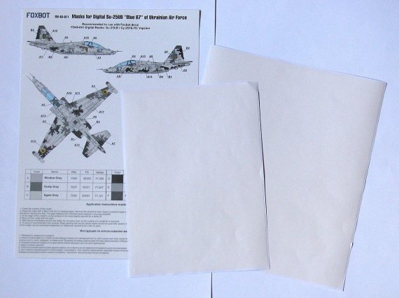 1/48 Digital Masks for Sukhoi Su-25UB Blue 67