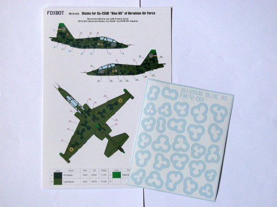 1/72 Masks for Sukhoi Su-25UB Blue 65