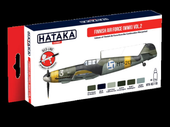 Hataka Hobby Arm�e de l'Air Finlandaise Set 2 - 6 couleurs