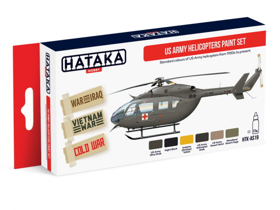 Hataka Hobby  US Army Helicopters Paint Set