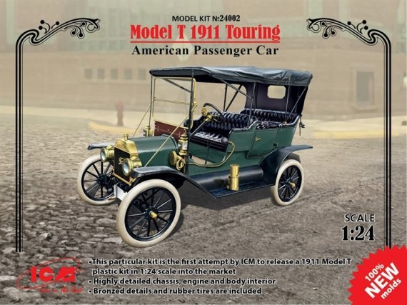 1/24 Model T 1911 Touring, American Passenger Car