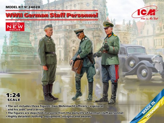 1/24 German Staff Personnel WWII