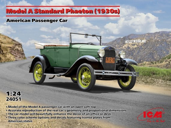 1/24 Model A Standard Phaeton 1930s