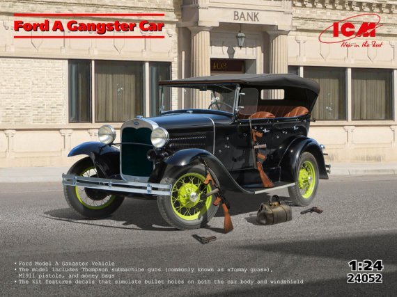 1/24 Ford A Gangster Car