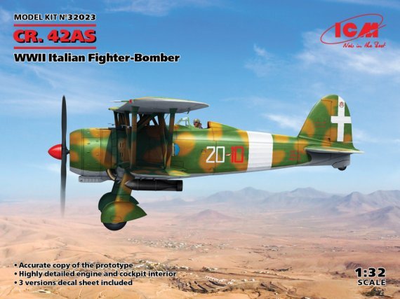 1/32 Fiat CR.42AS Italian Fighter-Bomber