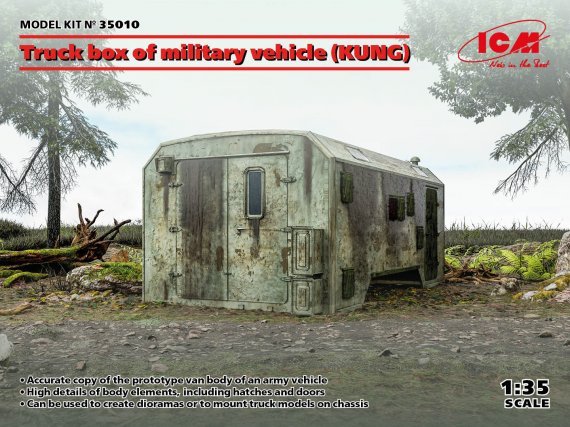 1/35 Truck box of military vehicle