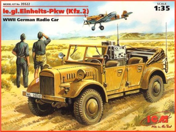 1/35 Le.gl. Einheits-Pkw (Kfz.2) German Radio Car