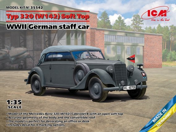 1/35 Typ 320 Soft Top, German Staff Car