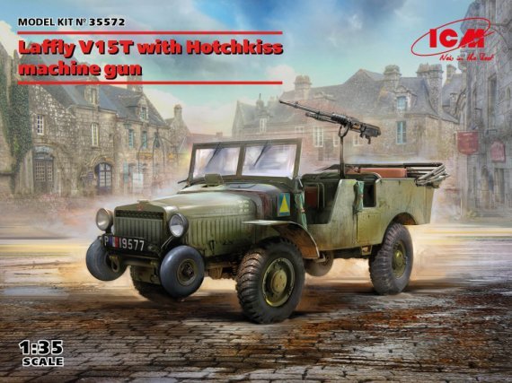 1/35 Laffly V15T with Hotchkiss machine gun