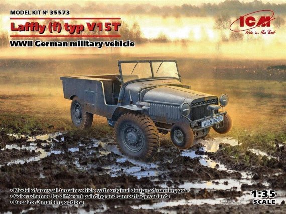 1/35 Laffly typ V15T German WWII military vehicle