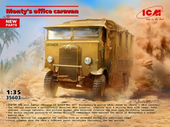 1/35 Montys office caravan