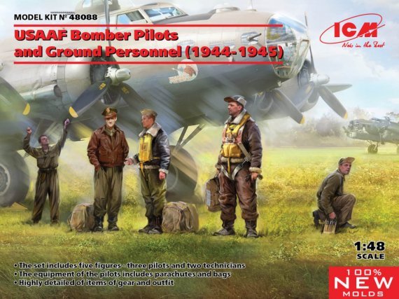 1/48 USAAF Bomber Pilots & Personnel 1944-45