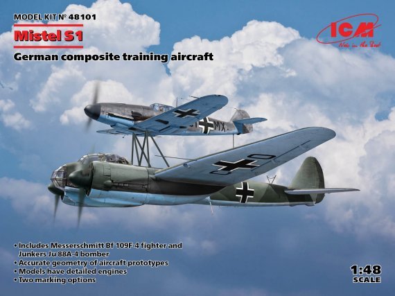 1/48 Mistel S1 German WWII composite training plane