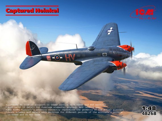 1/48 Captured Heinkel USAAF/RAF