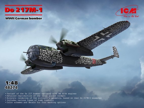 1/48 Do 217M-1 German bomber WWII