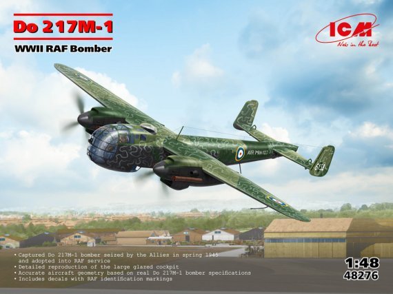 1/48 Do 217M-1 RAF Bomber WWII