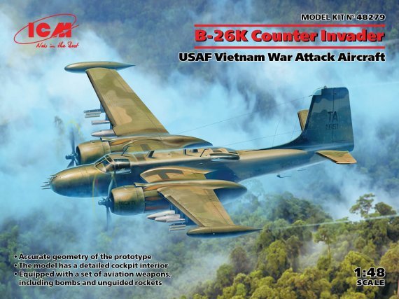 1/48 B-26K Counter Invader, USAF Vietnam War