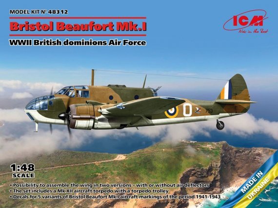 1/48 Bristol Beaufort Mk.I British dominions Air Force