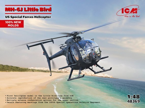 ICM 1/48 MH-6J Little Bird H�licopt�re Forces Sp�ciales US