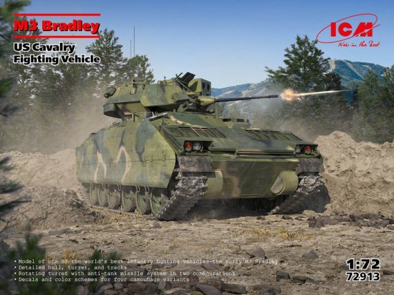 1/72 M3 Bradley US Cavalry Fighting Vehicle