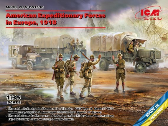 1/35 American Expeditionary Forces in Europe 1918