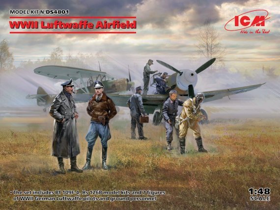 1/48 WWII Luftwaffe Airfield Diorama Set