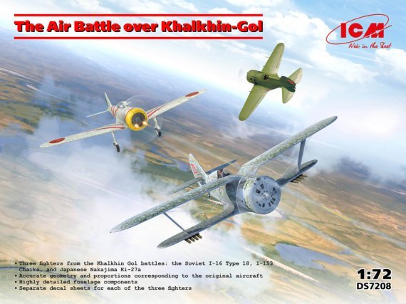 ICM 1/72 Luftkampf Chalkhin-Gol 3er Set