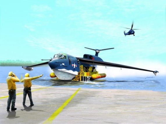 1/72 Martin P6M2 Seamaster flying boat with beaching gear