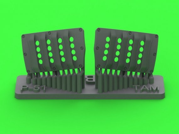 1/32 P-51 Mustang carbur.air filter cover RAF 2