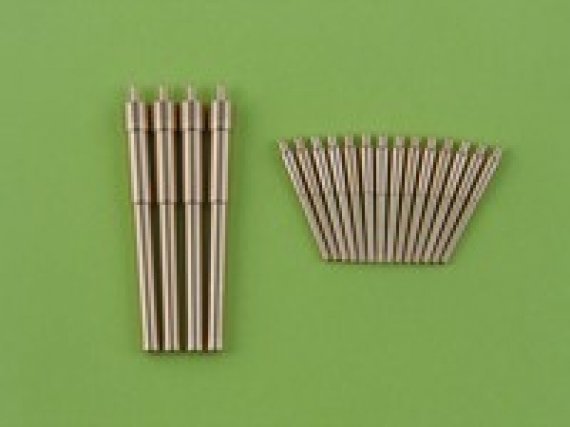 1/350 IJN Mikasa armament  barrels (18 pcs.)
